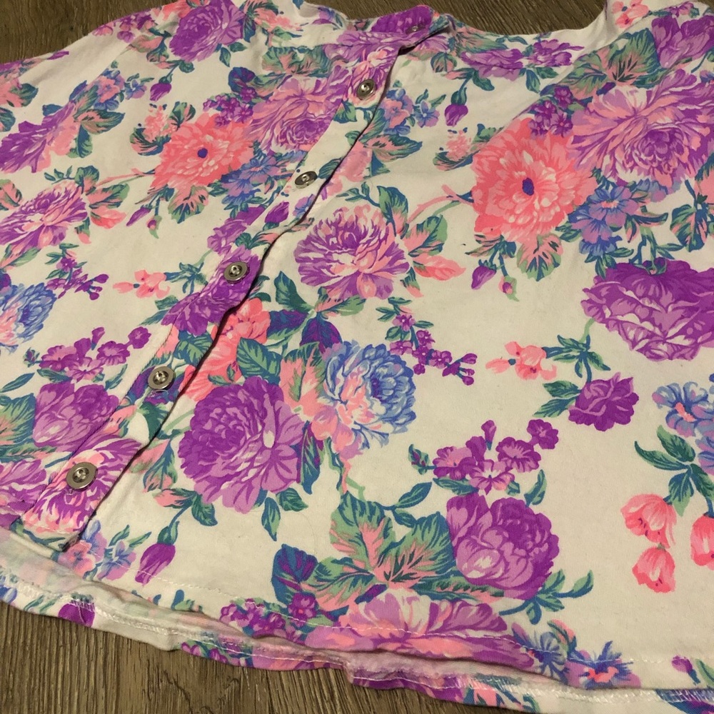 Floral skater skirt size L